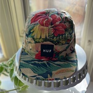 HUF Tropical Floral Cap with Red and Green
